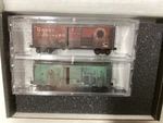 Micro Trains #983 05 091 Scale "great Northern Weathered Box Car 2 Pack. Fixed Price $60.95.