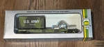 Ahm - Us Army 50' Flat Car W/spot Light # 2345. Fixed Price $39.99.