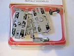 Micro-trains Stock #00342061 Silver 6-WHEEL Lightweight Passenger Car Trucks. Fixed Price $17.50.