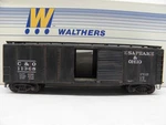 Walthers 40' Aar Steel Boxcar W/dreadnaughts -c&o #11368 Ho Scale Built Kit. Fixed Price $13.00.