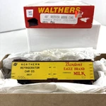 Walthers 932-2482 Ho Borden Milk 40 Wood Reefer Boxcar Kit # 3837 Built Kadees. Fixed Price $20.00.