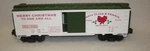 Mth Rail King Gauge #122502 Merry Christmas To One And All Santa Claus Boxcar. Fixed Price $34.99.