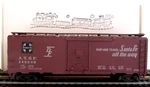 Athearn 1201 Ho Scale "el Capitan" 40' Aar Steel Santa Fe Boxcar. Fixed Price $17.99.
