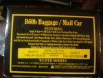 Scale. Weaver Models. Long Island Rr. Car # 7719. Fixed Price $175.00.