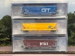 Lot Of Scale Athearn 4600 3-BAY Covered Hoppers Gt Dt&i Cnw. Fixed Price $74.99.