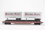 Ho Athearn Santa Fe 50FT Tofc Flat Car #93302 W/ Southern Pacific Trailers. Fixed Price $15.99.