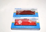 2-HO Bachmann Santa Fe Boxcars 18202 High Cube, 15007 40' Steam Era Nos. Fixed Price $28.00.