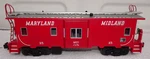Mth 20-91196 Maryland Midland Bay Window Caboose #15 Ln No Box. Fixed Price $55.99.