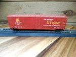 Tyco Ho Scale 51' Santa Fe 49277 El Capitan Plug Door Railroad Train Box Car. Fixed Price $12.00.