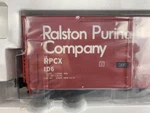 Atlas 6504-1 Evans 53 Dbl-plug Door Boxcar Ralston Purina 3-RAIL Lnib! O1604. Fixed Price $58.98.