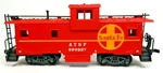 Ho Scale Atsf "santa Fe" 999537 Wide Vision Freight Train Caboose / Model Power. Fixed Price $7.85.