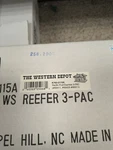 K-line The Western Depot Pacific Fruit Express 3-PACK K762-2115A. Fixed Price $189.00.