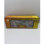 Railking By Mth Christmas Box Car O/O-27 Operating Couplers Die-cast #30-76830. Fixed Price $64.69.