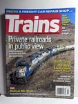 Trains Magazine - October 2021 Private Railroads Freight Car Repair Shop. Fixed Price $9.99.