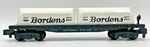 Gilbert American Flyer Gauge 24575 National Car Co. Flat W/borden's Loads Exc.. Fixed Price $39.99.