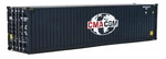 Ho Scale Walthers Scenemaster 949-8260 Gma-cgm 40' Hi-cube Corrugated Container. Fixed Price $11.88.