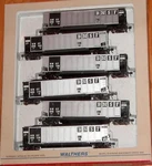 Ho Walthers 932-5317 Bethgon 6-PACK With Load Bnsf #. Fixed Price $199.99.