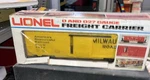 Lionel Scale 6-9455 Milwaukee Road Box Car Nos ( G ). Fixed Price $25.00.