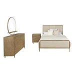 Arini 4-PIECE Eastern King Bedroom Set Cream Sand Wash. Fixed Price $2658.94.