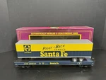 Mth 20-98170 Santa Fe Flat Car W 48' Trailer #290543 Lnib. Fixed Price $59.90.