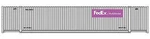 Walthers Scenemaster 949-8504 Ho 53' Container Fedex. Fixed Price $15.99.