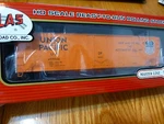 Atlas Ho #20001377 Union Pacific #499044 (50' Plug Door Box Car). Fixed Price $24.98.