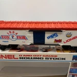 Lionel 6-7523 1984 Toy Fair Boxcar O27 Gauge Rolling Stock Mpc White Red Blue. Fixed Price $12.97.