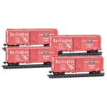 Micro Trains Scale 40' Boxcars Chicago Burlington & Quincy Pc 98300240. Fixed Price $98.26.