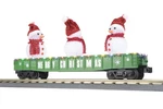 + Mth Railking Christmas (green) Gondola W/ Led Lights & Lighted Snowmen. Fixed Price $89.95.