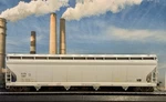 Intermountain 63 Acf Covered Hopper Eltx 1207 4-BAY Custom Graffiti, Kadees. Fixed Price $32.95.
