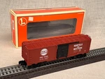 Lionel Gauge Boxcar, Norfolk And Western, 6-26241. Fixed Price $15.00.