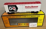 Mth Railking 30-7835 Dairy Queen Meet At Dq Modern Reefer Car Gauge Train. Fixed Price $74.95.