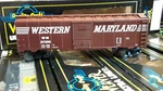 Weaver Ultra Line Gauge Western Maryland Single Door Box Car 27296 (AA-956. Fixed Price $19.29.