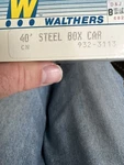 Ho Walthers 932-3113 40 Steel Box Canadian National Cn. Fixed Price $10.00.
