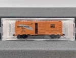 Micro-trains Western Pacific 40' Standard Box Car #1952 20506. Fixed Price $11.99.