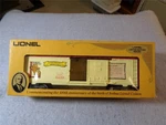 Lionel #9429 Joshua Cowen Early Years Box Car O-gauge Nib! Look!. Fixed Price $17.95.