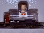 Marklin Mini-club Z-scale 82451, Glass Tank Car With Brakeman Cab. Fixed Price $35.00.