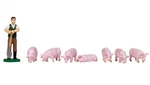 Bachmann Industries Thomas & Friends - Farmer Trotter Pigs BAC33305 Rolling. Fixed Price $24.99.