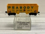 Scale Kadee Micro Trains Mtl 55050 Peabody Short Line Psl 6613 Hopper. Fixed Price $35.00.