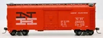 Vintage Ho Scale New Haven 40' Box Car #39288 Athearn 1:87 Gauge Orange Freight. Fixed Price $12.99.
