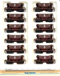 Ho Walthers 932-4468 Ore Cars 12 Pack Duluth Missabe & Iron Range Dmir. Fixed Price $359.99.