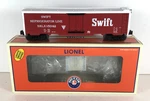 Lionel No. 6-29831 Swift Hot Reefer, Red/white, Boxed. Fixed Price $70.00.