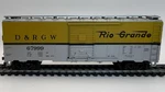 Ho Athearn D&rgw 40 Boxcar Rio Grande 67999. Fixed Price $19.99.