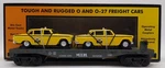 Mth 30-7625 Gauge Auto Transport Flatcar W/ Ertl Checker Cabs #1959 Ln/box. Fixed Price $22.13.