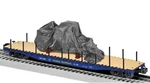 Lionel 6-82702 Ontario Northland PS-4 Flatcar #200 With Load. Fixed Price $124.99.