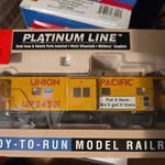 Walthers Platinum 932-7624 Bay Window Caboose Union Pacific #24501 Nib. Fixed Price $59.95.