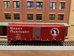 Intermountain Ho 46005-42 Great Northern Red 12 Panel 40' PS-1 Boxcar #19478. Fixed Price $24.00.