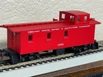 Chicago North Shore & Milwaukee 30FT Wood Offset Caboose Scale W/interior New. Fixed Price $65.95.