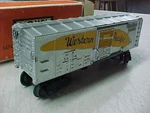Lionel 3474 Post Wwii Western Pacific Yellow Feather Box Car. Fixed Price $25.00.