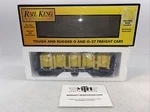 Mth Railking 30-76564 Alaska Bulkhead Flat Car Lcl Containers New Gauge Arr. Fixed Price $76.49.